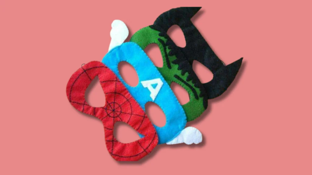 Ideias de fantasia de carnaval: fantasia de super herói máscara para fazer em casa
