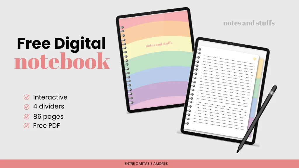 Free Digital Notebook Interactive PDF download