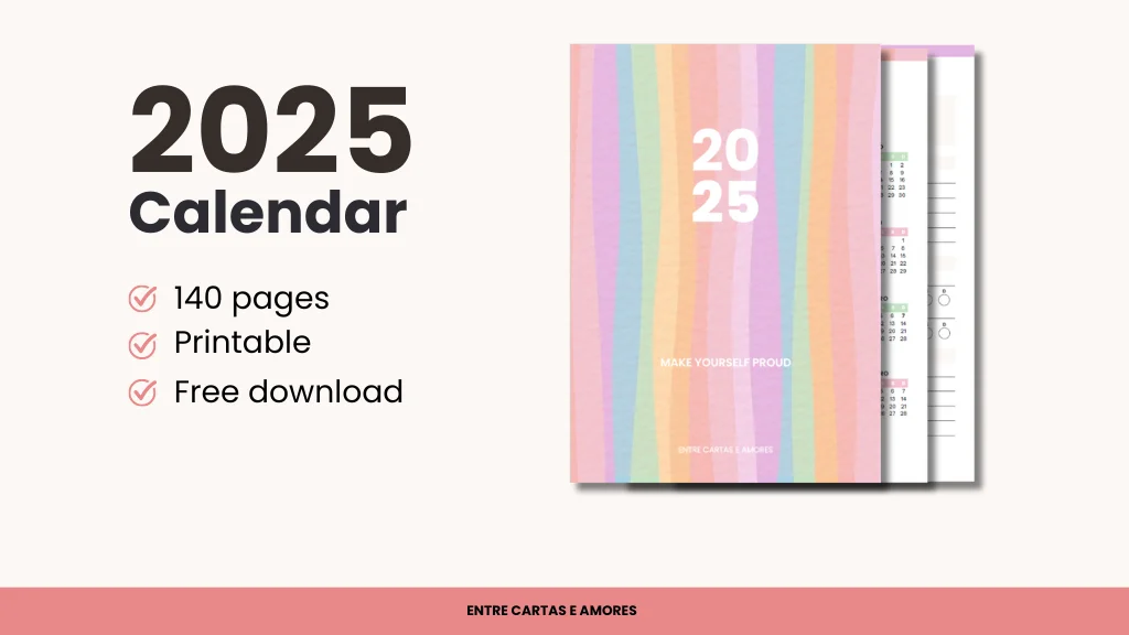 Free 2025 calendar printable