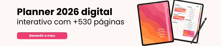 Planner 2026 Digital Interativo